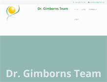 Tablet Screenshot of gimborn.at